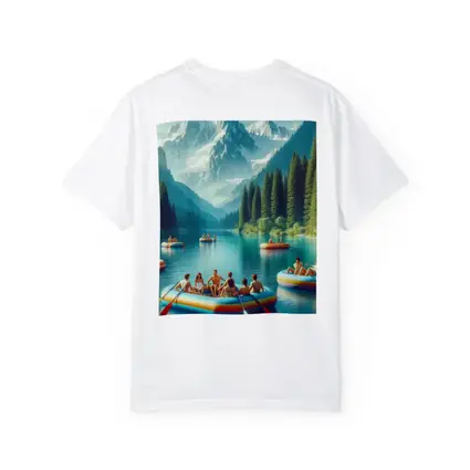 Mountain Lake Rafting Summer Outdoor Adventure