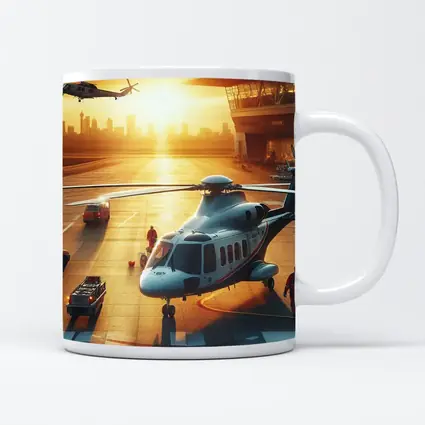 Emergency Helicopter Landing Pad Sunset City