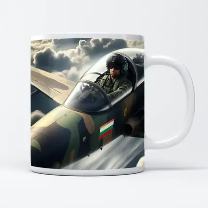 Fighter Jet Pilot Flying Above Clouds