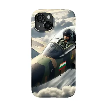 Fighter Jet Pilot Flying Above Clouds