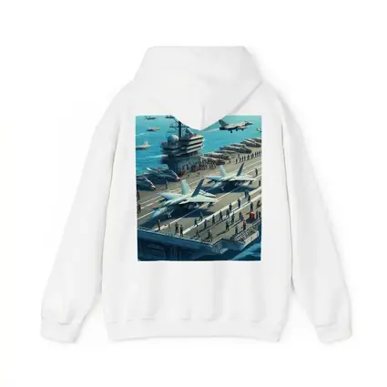 Navy Aircraft Carrier Jets Ocean Military Scene