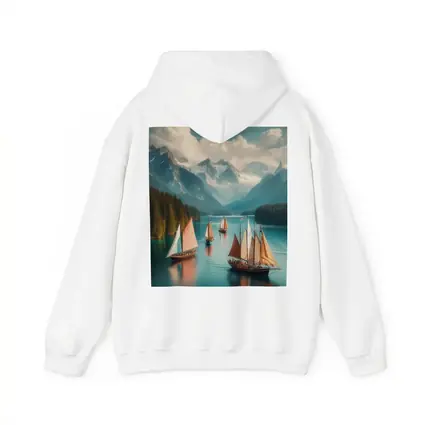 Sailing Ships on Turquoise Mountain Lake