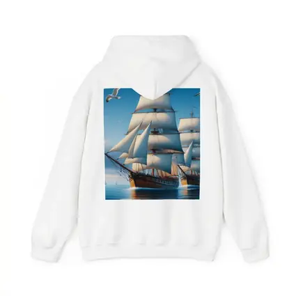Tall Ship Full Sails Blue Ocean Sky
