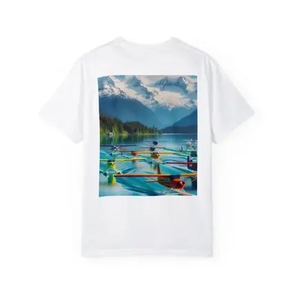 Colorful Seaplanes Floating on Mountain Lake