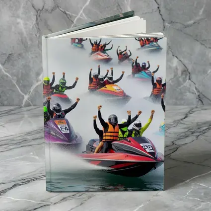 Jet Ski Racing Riders Water Spray Action