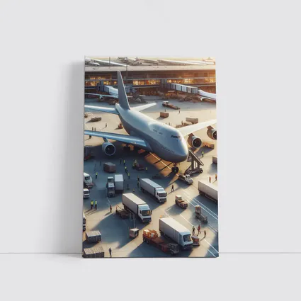 Boeing 747 Airport Ground Crew Operations