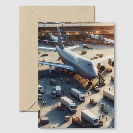 Boeing 747 Airport Ground Crew Operations