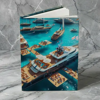 Luxury Yachts Party on Turquoise Ocean