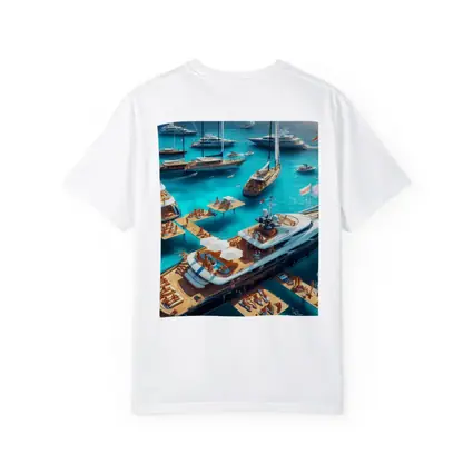 Luxury Yachts Party on Turquoise Ocean