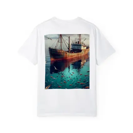 Rusty Fishing Boat Ocean Fish Underwater