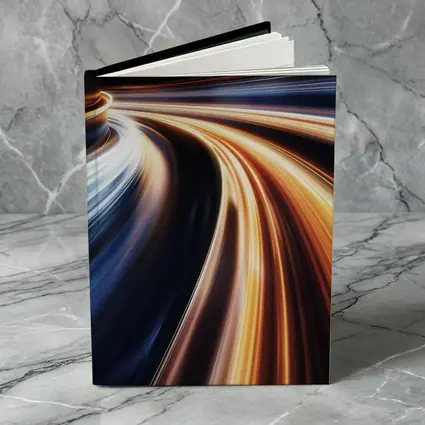 Speed Light Trails Abstract Dark Background