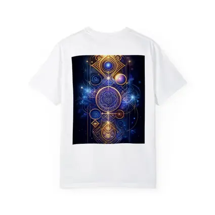 Sacred Geometry Gold Mystic Space Art