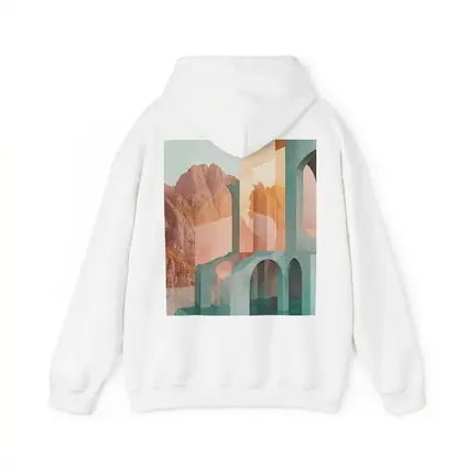 Pastel Arches Abstract Architecture Rocky Mountains
