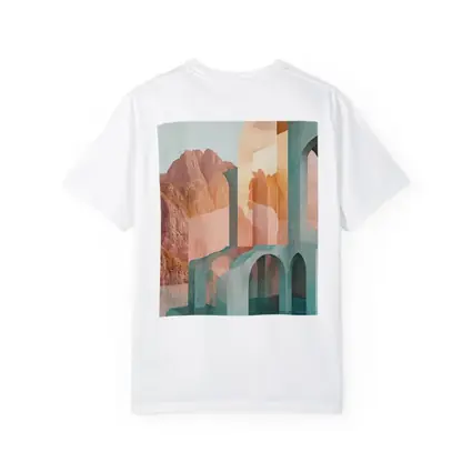 Pastel Arches Abstract Architecture Rocky Mountains