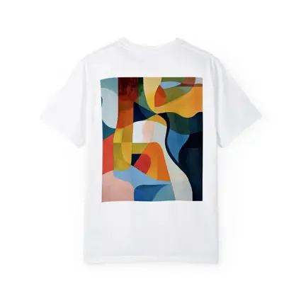 Bold Abstract Shapes Colorful Modern Art