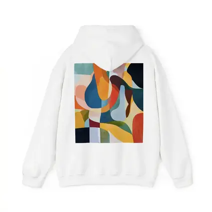 Colorful Abstract Organic Shapes Modern Art