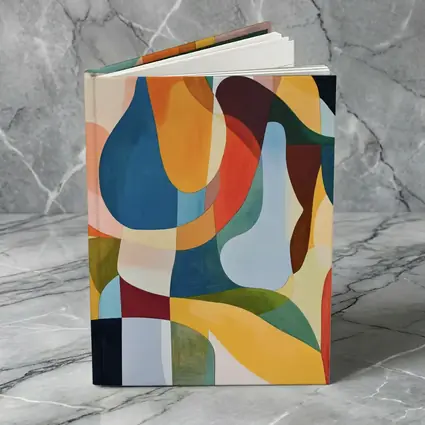 Colorful Abstract Organic Shapes Modern Art