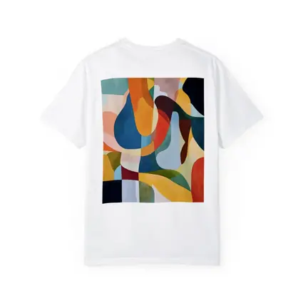 Colorful Abstract Organic Shapes Modern Art