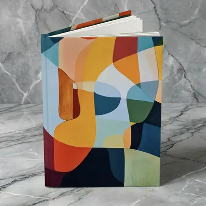 Bold Abstract Shapes Colorful Modern Art