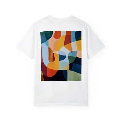 Bold Abstract Shapes Colorful Modern Art