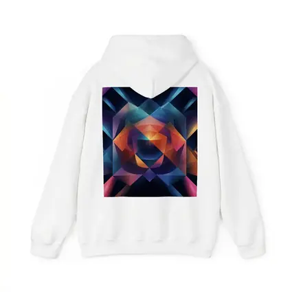 Geometric Abstract Art Dark Space Background