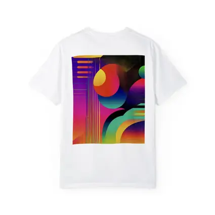 Bold Geometric Abstract Art Colorful Gradient Design