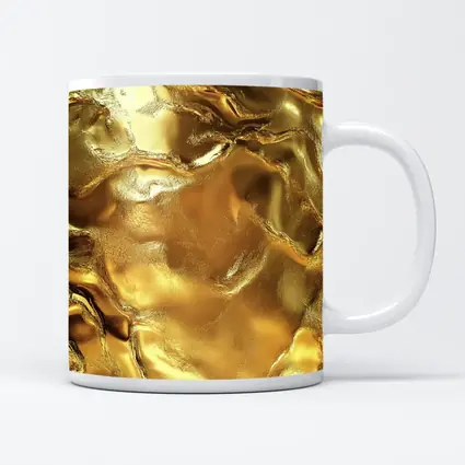 Molten Gold Liquid Metal Abstract Texture
