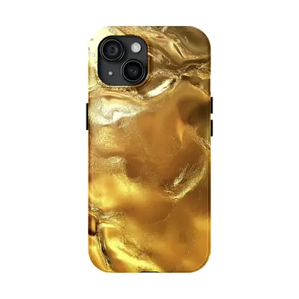 Molten Gold Liquid Metal Abstract Texture