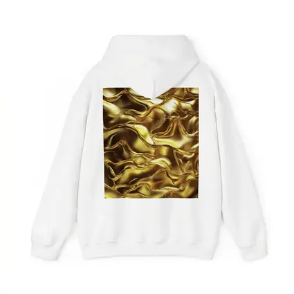 Liquid Gold Abstract Metallic Wave Texture