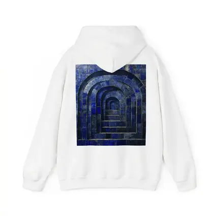 Blue Mosaic Tile Arches Architectural Art