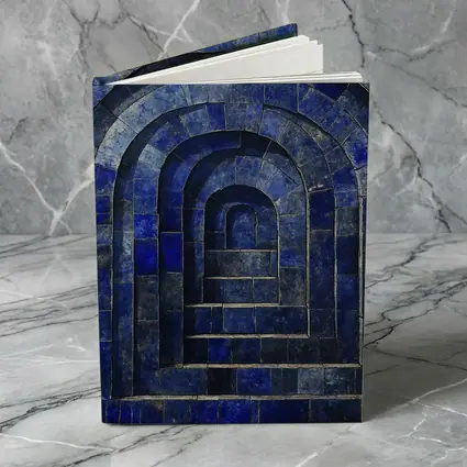 Blue Mosaic Tile Arches Architectural Art