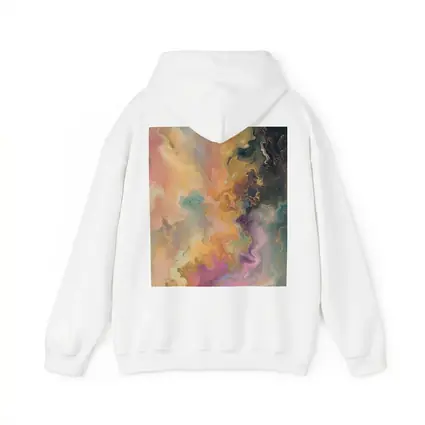 Pastel Marble Abstract Art Gold Swirls