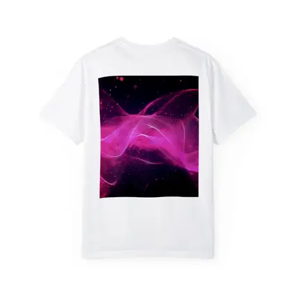 Pink Purple Wave Abstract Dark Background