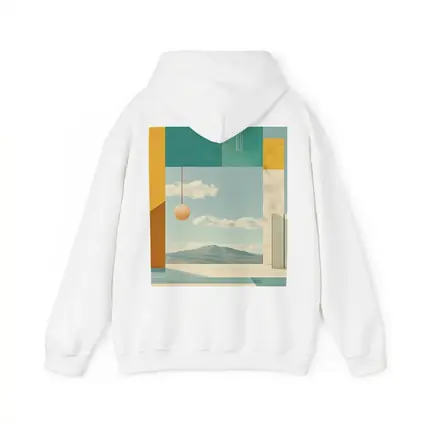 Geometric Collage Abstract Sky Mountain Landscape