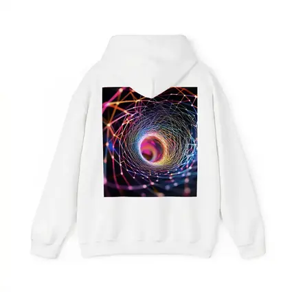 Colorful Geometric Tunnel Vortex Abstract Art