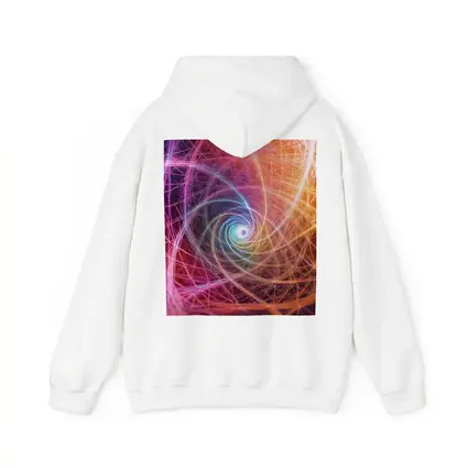 Colorful Spiral Light Trails Abstract Art