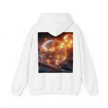 Glowing Network Sphere Dark Space Background