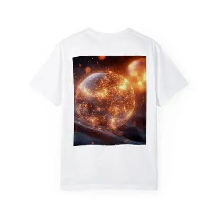 Glowing Network Sphere Dark Space Background