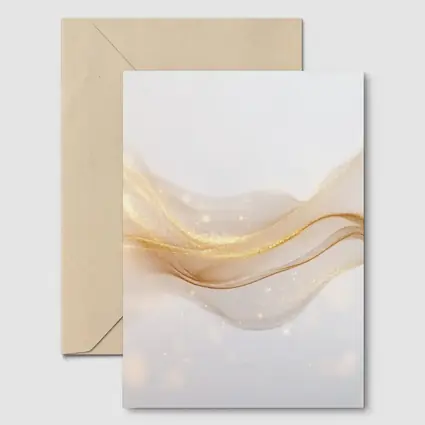Gold Glitter Wave Flow Abstract Beige Background
