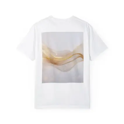 Gold Glitter Wave Flow Abstract Beige Background