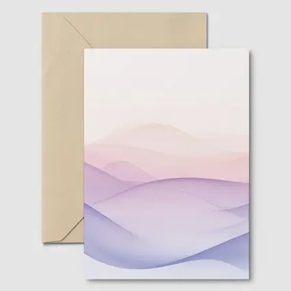 Soft Pastel Wave Abstract Minimalist Art