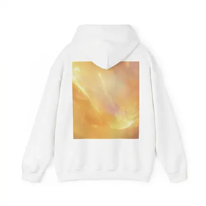 Golden Abstract Light Wave Art Print