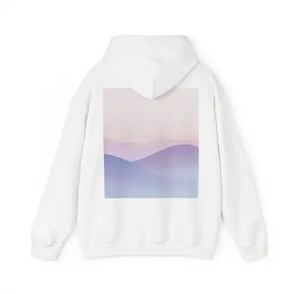 Pastel Purple Mountain Layers Soft Sky