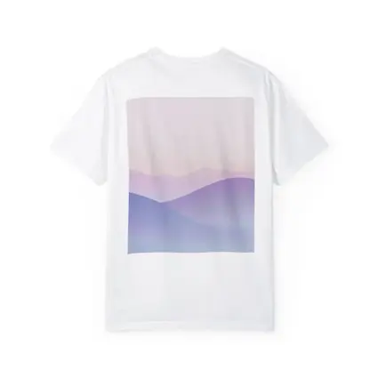 Pastel Purple Mountain Layers Soft Sky