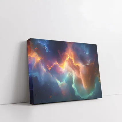 Colorful Nebula Space Abstract Galaxy Art