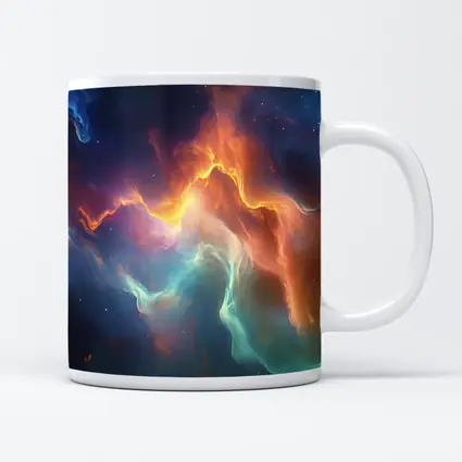Colorful Nebula Space Abstract Galaxy Art