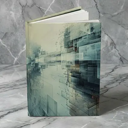 Abstract Digital Architecture Geometric City Art