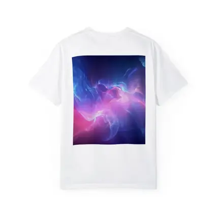 Blue Pink Purple Abstract Neon Energy Art