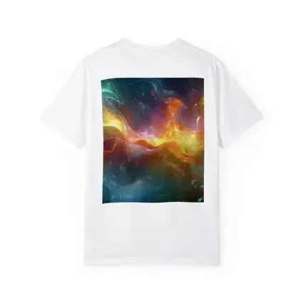 Colorful Abstract Cosmic Nebula Swirling Energy Art