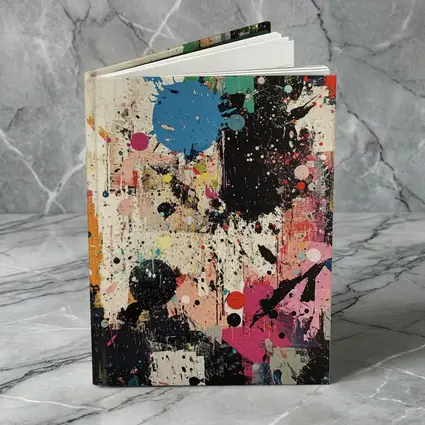 Abstract Graffiti Paint Splatter Colorful Art